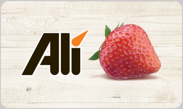 gift card ALI'