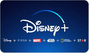 gift card DisneyPlus